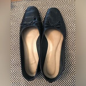 SCHUTZ Black Arissa Flats 9.5